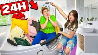 Le Dernier Qui Sort De La Salle De Bain Gagne1000&euro; | 24H Dans La Salle De Bain !