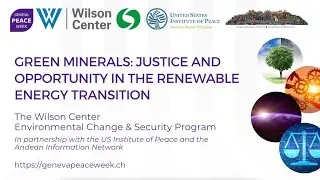 Green minerals: Justice and opportunity in the renewable energy transition