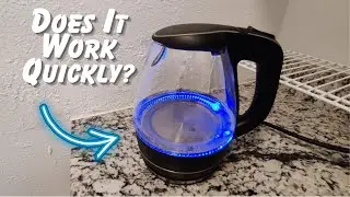 Does the OVENTE Glass Electric Kettle Hot Water Boiler work quickly and boil water healthy enough?