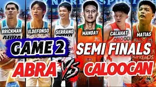GAME 2 SEMIS ABRA VS CALOOCAN | MPBL PLAYOFFS 2025 GAME HIGHLIGHTS
