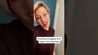 Checking Instagram first thing in the morning be like&hellip;