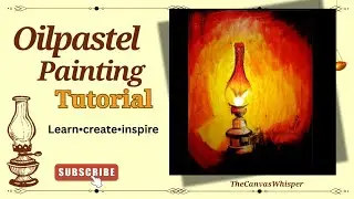 Lamp light Watercolor Painting Step By Step#mindfulart #art