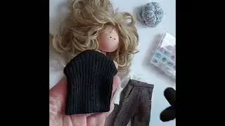 Texile doll, fabric doll, tilda doll cloth for dolls