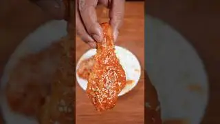 🔥 ASMR Korean Fried Chicken | Double Fried & Saucy | Satisfying Crunch Sounds #shorts #asmr