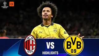 AC Milan v Borussia Dortmund | 1-3 | UEFA Champions League Highlights | LiveScore