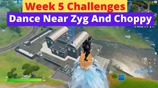 Dance Near Zyg And Choppy - Fortnite Week 5 Challenges