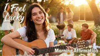 You Feel Lucky Today 🍀 | Soft Morning Affirmations for Abundance & Joy