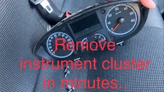 Removing Dashboard Instrument Cluster - Boxer, Relay & Ducato