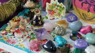 Faerie Treasures and Crystal Friends (Litha Altar Tour 2021!)