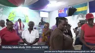 Monday bible study 26th January 2026