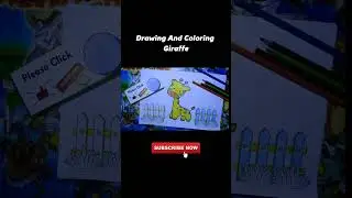 drawing coloring giraffe #short #giraffe #drawing #coloring