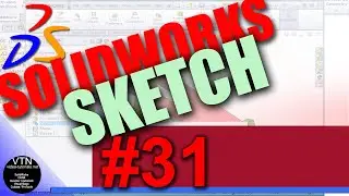 31 SOLIDWORKS tutorial sketch ( Sketch Text )