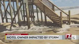 North Carolina motel owner impacted by Hurricane Erin