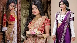 Latest Bengali Traditional Silk Saree Blouse Designs/Bengali Saree Blouse Designs Try This Dusshera