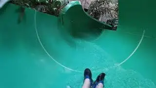 Flume Water Slide, On ride Video, Center Parcs Longleat Forest. AWaTV
