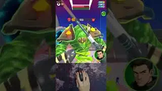 MOON INVASION! 🌕 Fighting The CRAZY Aggressive Green Giant Elemental! (Mechangelion Robot SHORTS)