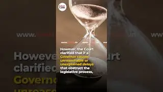 Сроки не могут быть установлены для губернаторов/президента при утверждении законопроектов: Верхо...