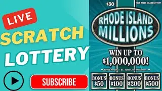 LIVE- Scratch Lottery: FULL BOOK $30 tickets
