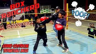 Box Ranchero en Cerro Costoche Tepantlali Mixe Oaxaca, segunda pelea de exhibici&oacute;n del segundo d&iacute;a.