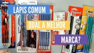 Lápis para escrever - Qual comprar e qual é a melhor marca?