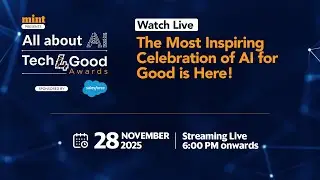 Watch Live | Biggest Stage for AI-Driven Social Impact | Tech4Good Awards
