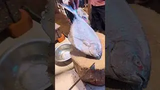 Amazing Cutting Video | Big Pomfret Fish Cutting In Fish Market