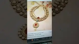 vennela fashions.north Indian gold Kundan necklace.#subscribe #trending #fashion #golden necklace