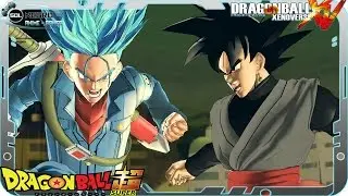 Black Goku Meets Trunks Blue Super Saiyan God - FULL FIGHT - Dragon Ball Super Xenoverse mod