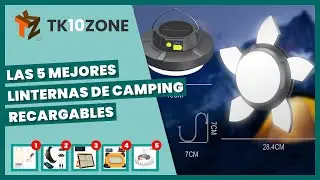 Las 5 mejores linternas de camping recargables