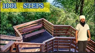1001 STEPS | CRESCENT BEACH #1001 #steps #sunset #crescentbeach #travel #trending #canada #vlog 
