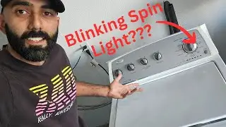 Ремонт стиральной машины Whirlpool/Maytag, которая застряла на отжиме