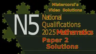 2025 SQA National 5 Maths Paper 2 | Full Solutions & Step-by-Step Answers (Nat5 Past Paper)