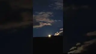 Fall Equinox Super Moonset Over The Cherokee National Forest - Damascus, VA - 9.18.2024
