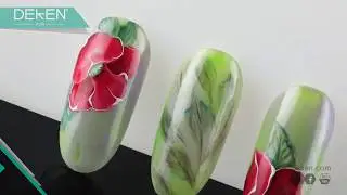 Dise&ntilde;o Flower Color con DKN  Painting Gel