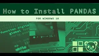Install PANDAS for Python 3 in Windows 10