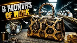 Inside the Snake Leather Factory From Python Skin to $5,000 Luxury Bag (Full Process)
