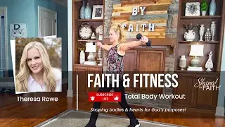 Full Body Strength Training Cardio Core Low Impact Shaped by Faith Fitness Christian Workout Class