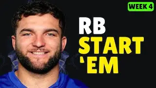 Don't Get Cute: Start These RBs (Week 4 Fantasy)