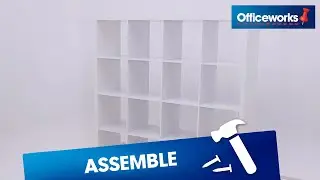 How to Assemble Horsens 16 Cube Bookcase