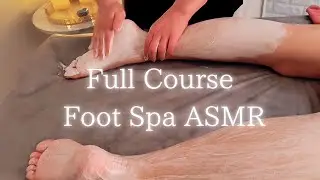 【ASMR/No Talking】贅沢すぎるフットエステ泡洗浄&times;スクラブ&times;オイルの音Luxury Foot Spa ASMR
