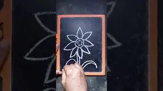 How to draw Dahlia Flower with Letter o step by step for Beginners #shorts #dahlia #drawing