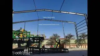 Rockwool production line project installation by Hairui Insulation Technology
