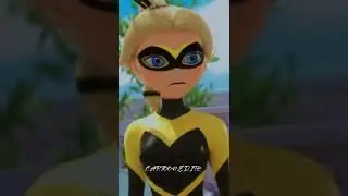 Queen Bee 👑🐝 #cartoonshorts #shorts #miraculousladybug #chloe #queenbee