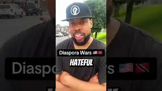 Diaspora Wars shouldn&rsquo;t exist in black culture ‼️ #diaspora #trinidad #shorts #viralvideo