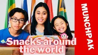 Taste Testing Snacks Around the World | Munchpak | @ThelifeofSR Birthday Collab