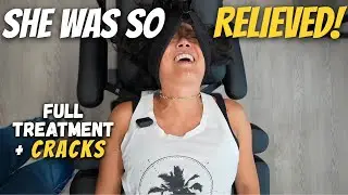 Her Body Was TIGHT & TENSE! The Relief Hit HARD || Full Chiropractic Treatment With Dr Tyler Bigenho