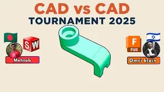 Torneo di CAD Speedmodeling! - PARTITA 8 - Battaglia 1 - CAMPIONATO DEL MONDO 2025 - SOLIDWORKS c...