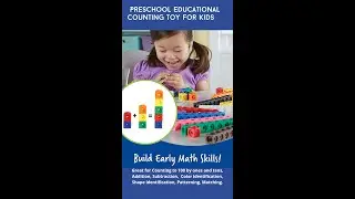 Build Early Math Skills, Preschool educational counting toy for 3 years old kids  #shortsvideo