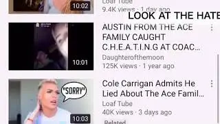 COLE CARRIGAN LYING FOR VIEWS ABOUT ACE FAMILY