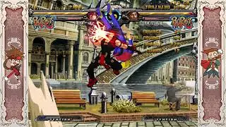 Guilty Gear XX Accent Core +R - Sol Badguy Big Bang Upper punish combo